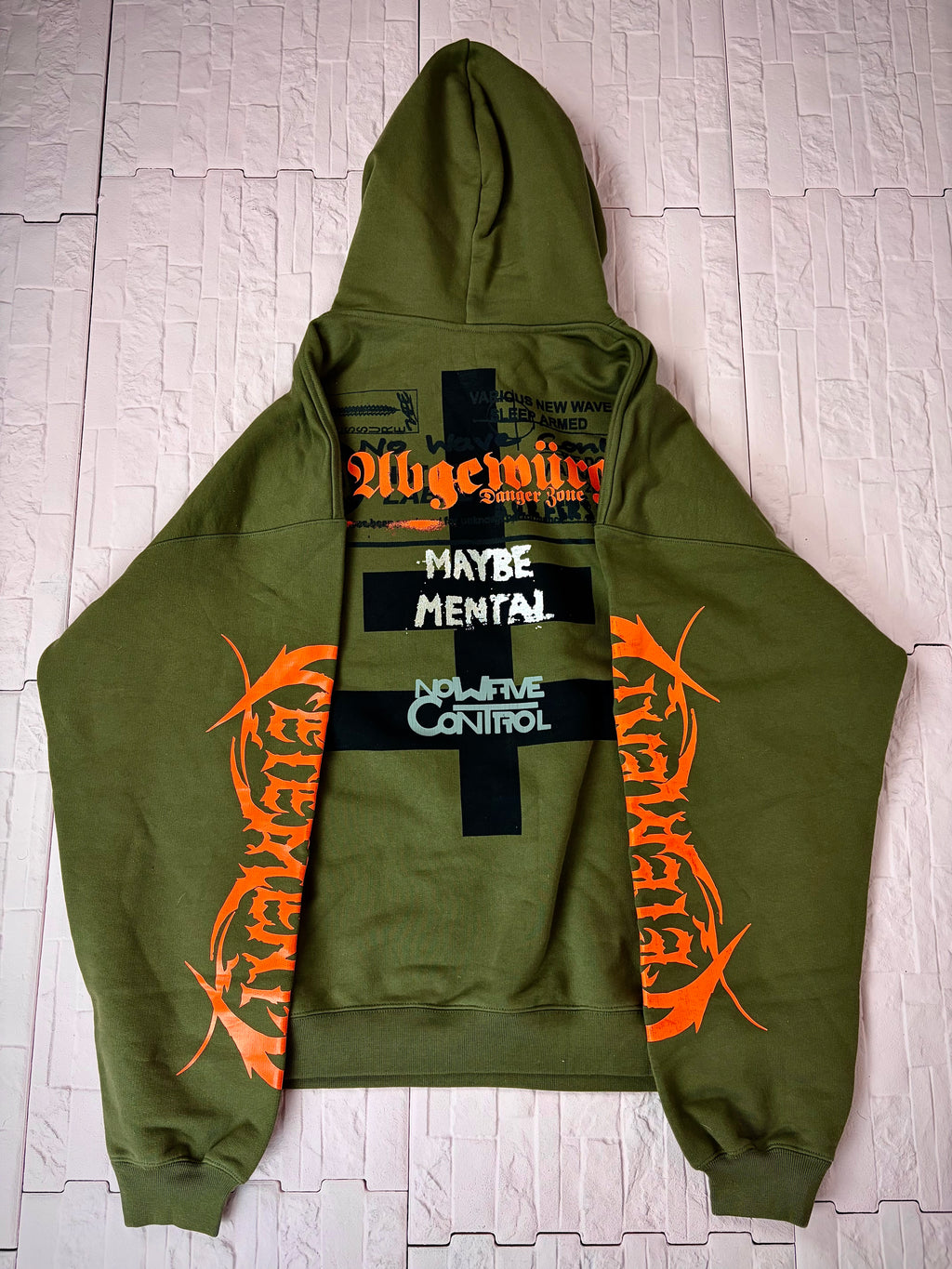Vetements Maybe mental hoodie