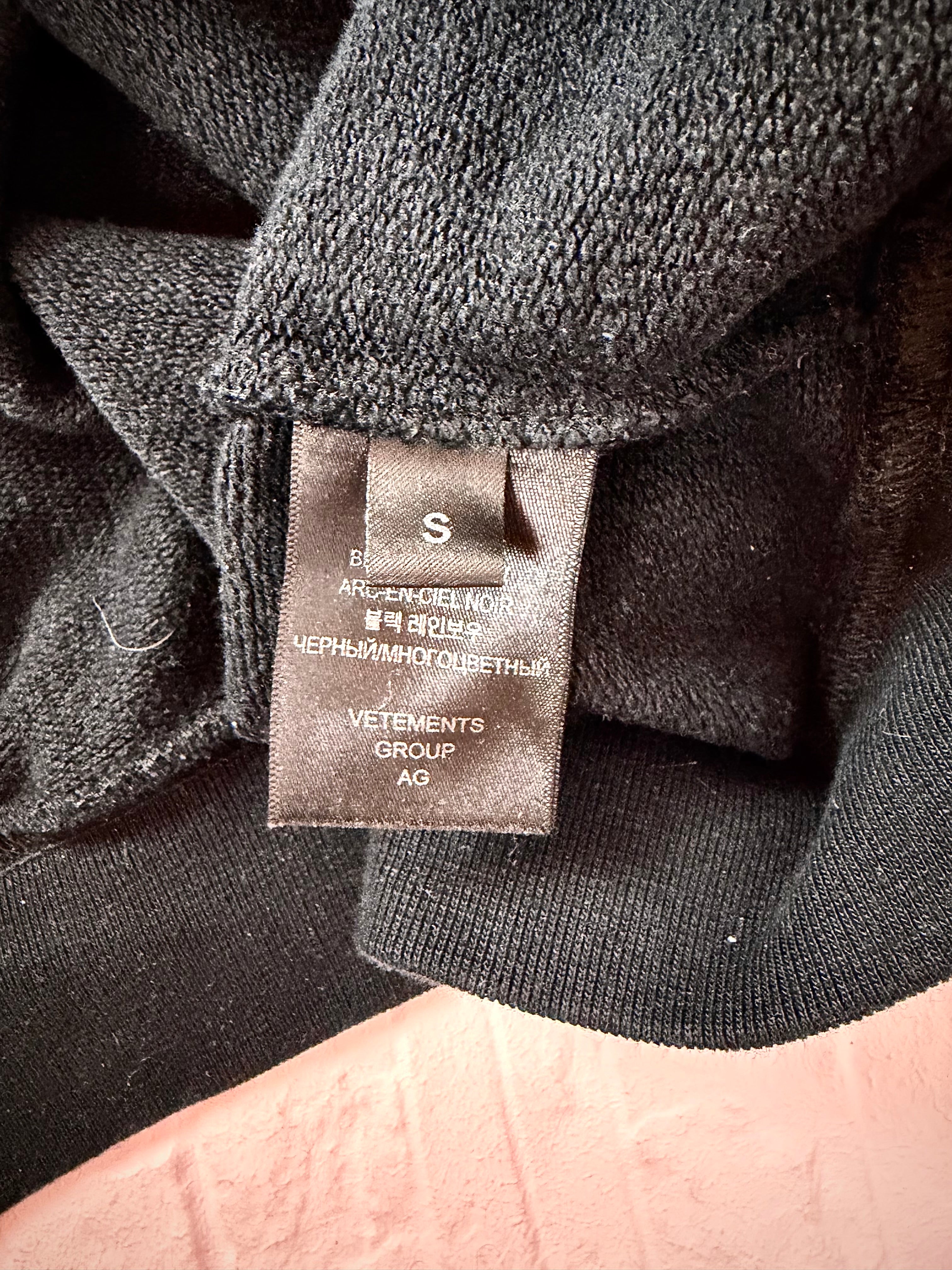 Vetements Language hoodie
