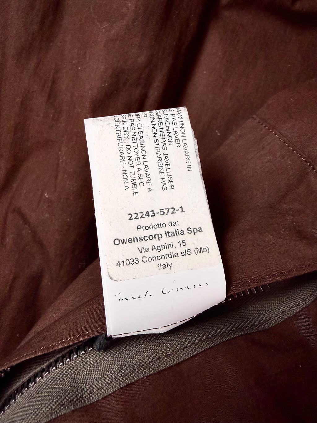 Rick owens Ponyhair vest