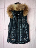 Philipp Plein waxed puffer vest