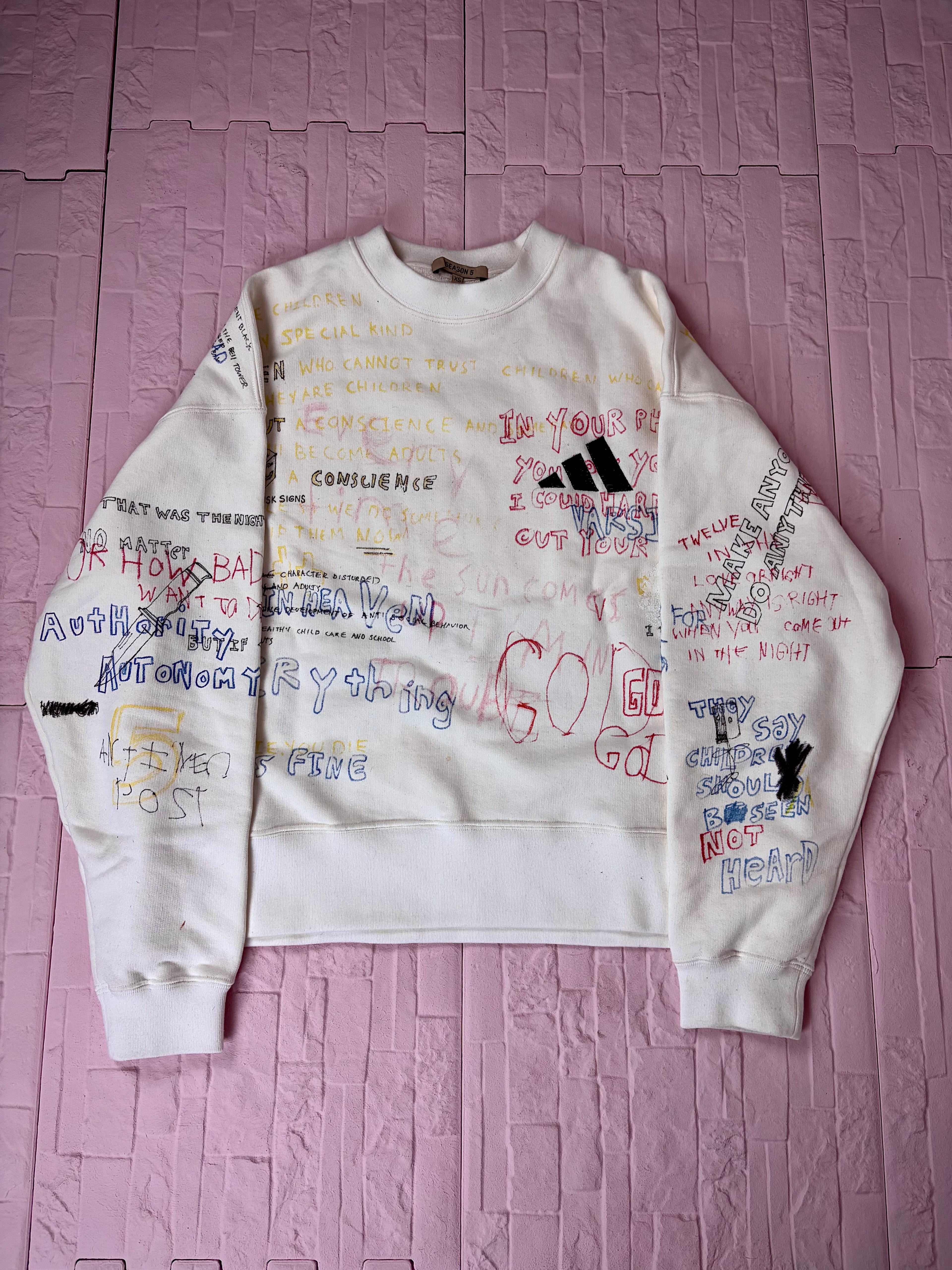 Yeezy x erd scribble sweater