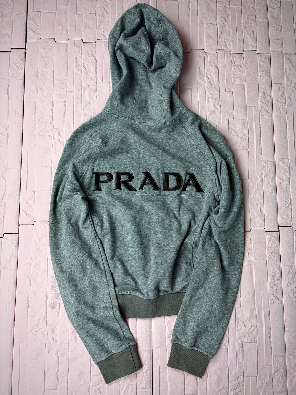Prada zip hoodie