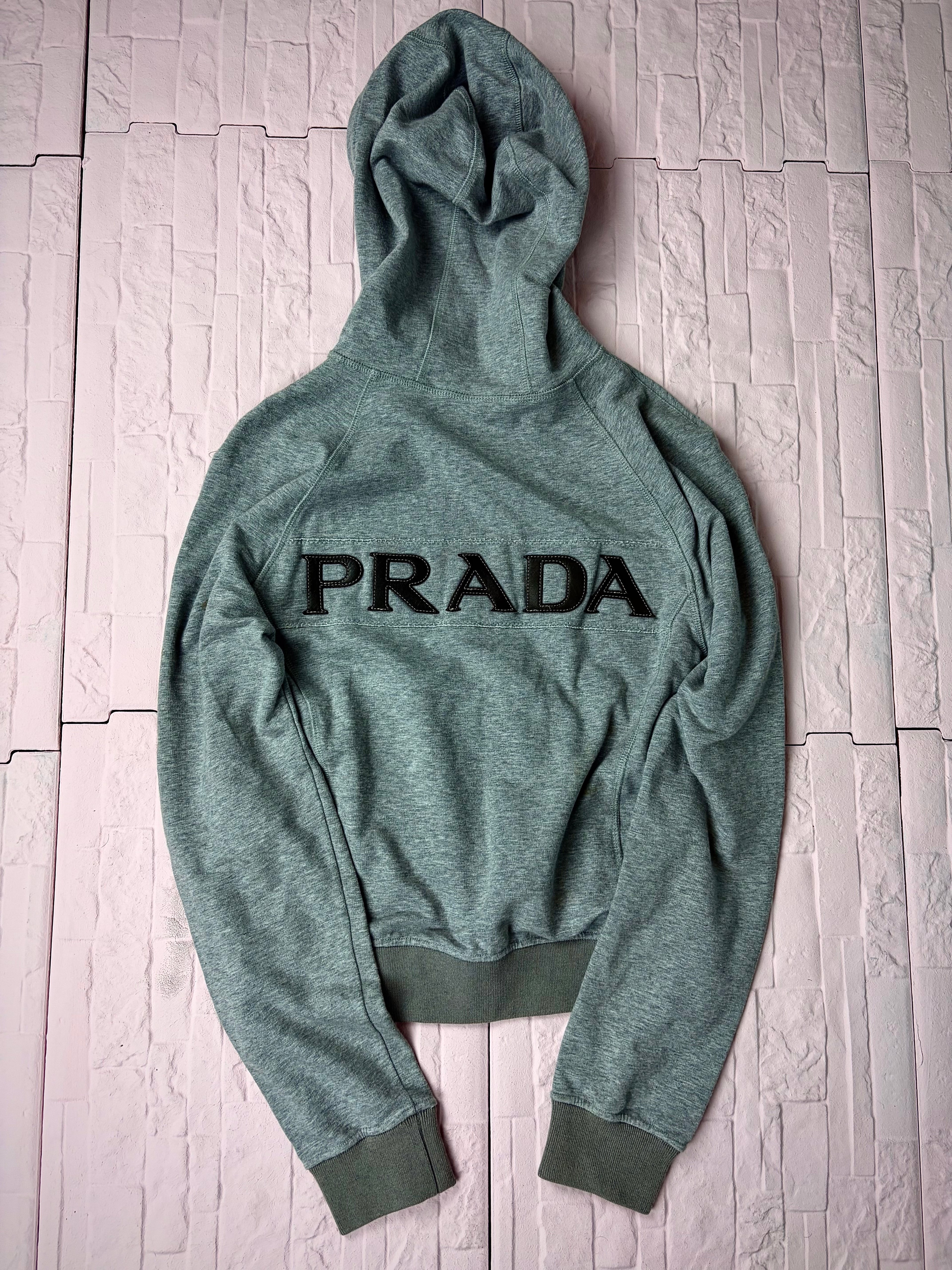 Prada zip hoodie