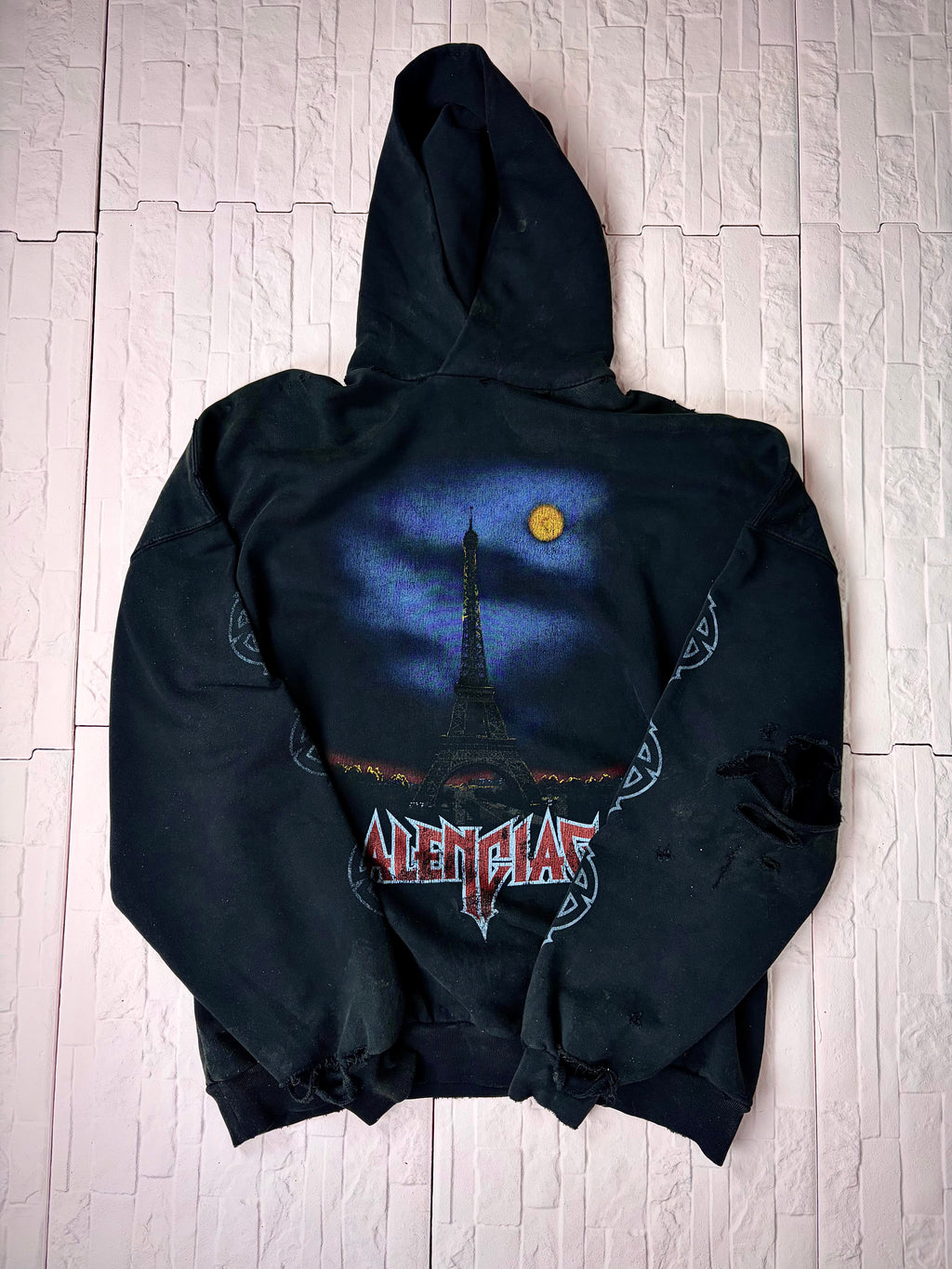 Balenciaga paris moon hoodie
