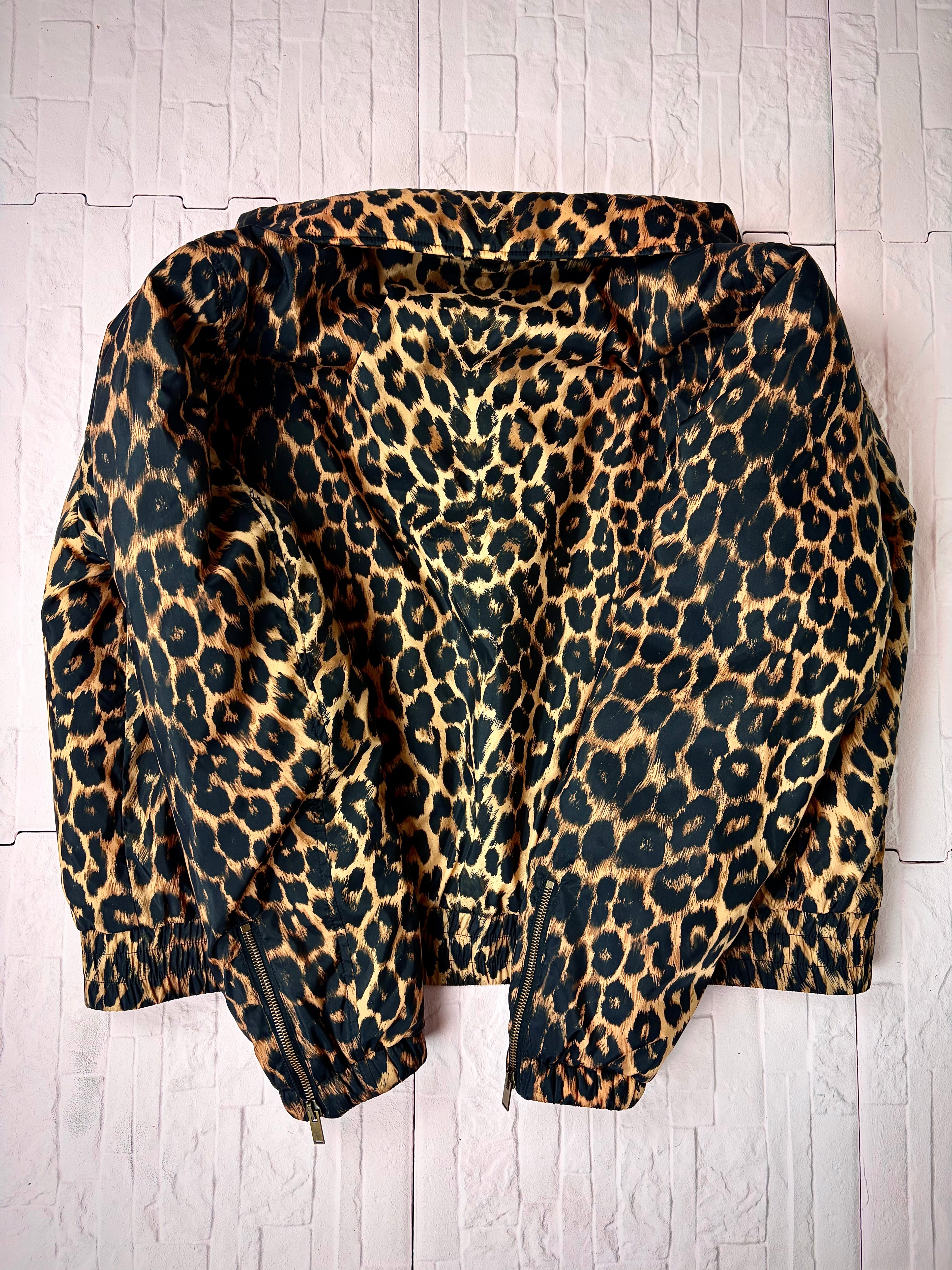 Saint Laurent leopard bomber