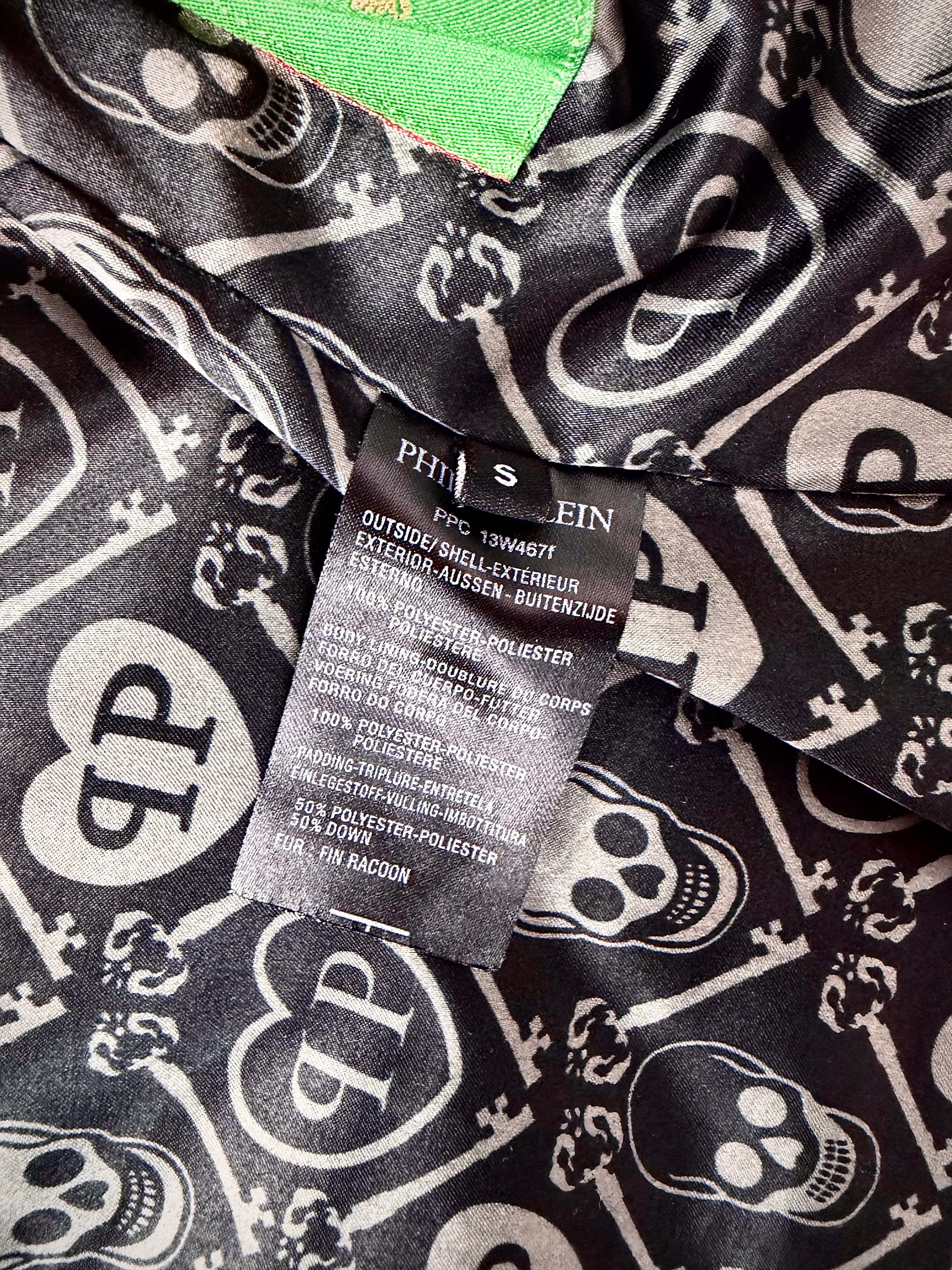 Philipp Plein waxed puffer vest