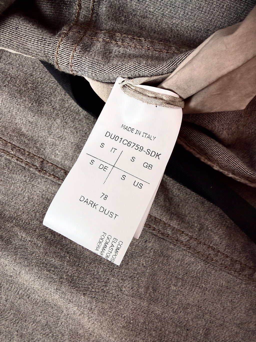 Rick owens worker jacket 1of1 sample