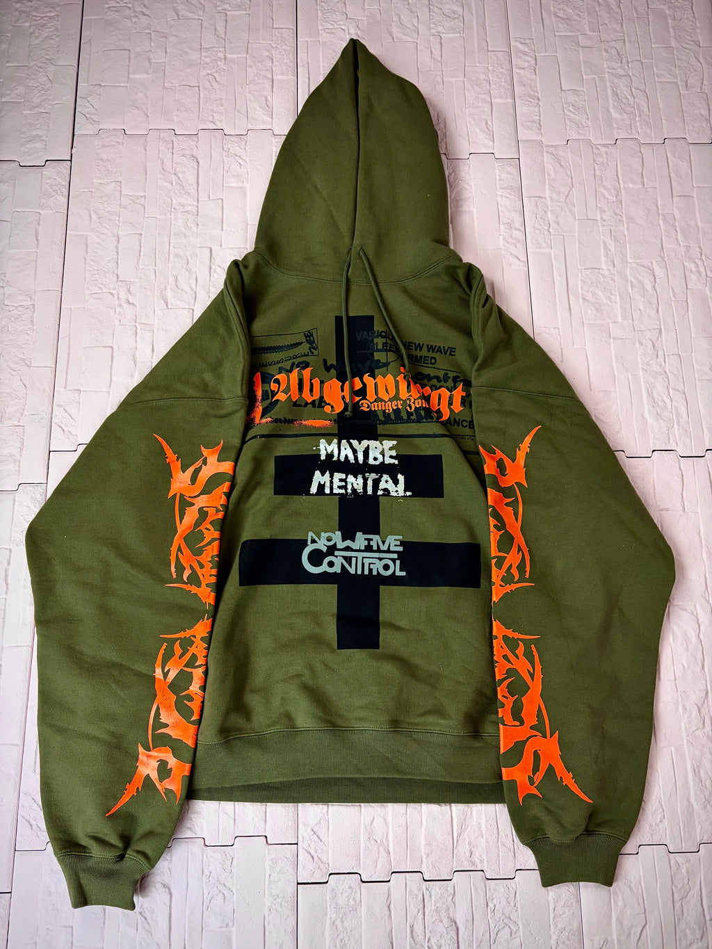 Vetements Maybe mental hoodie