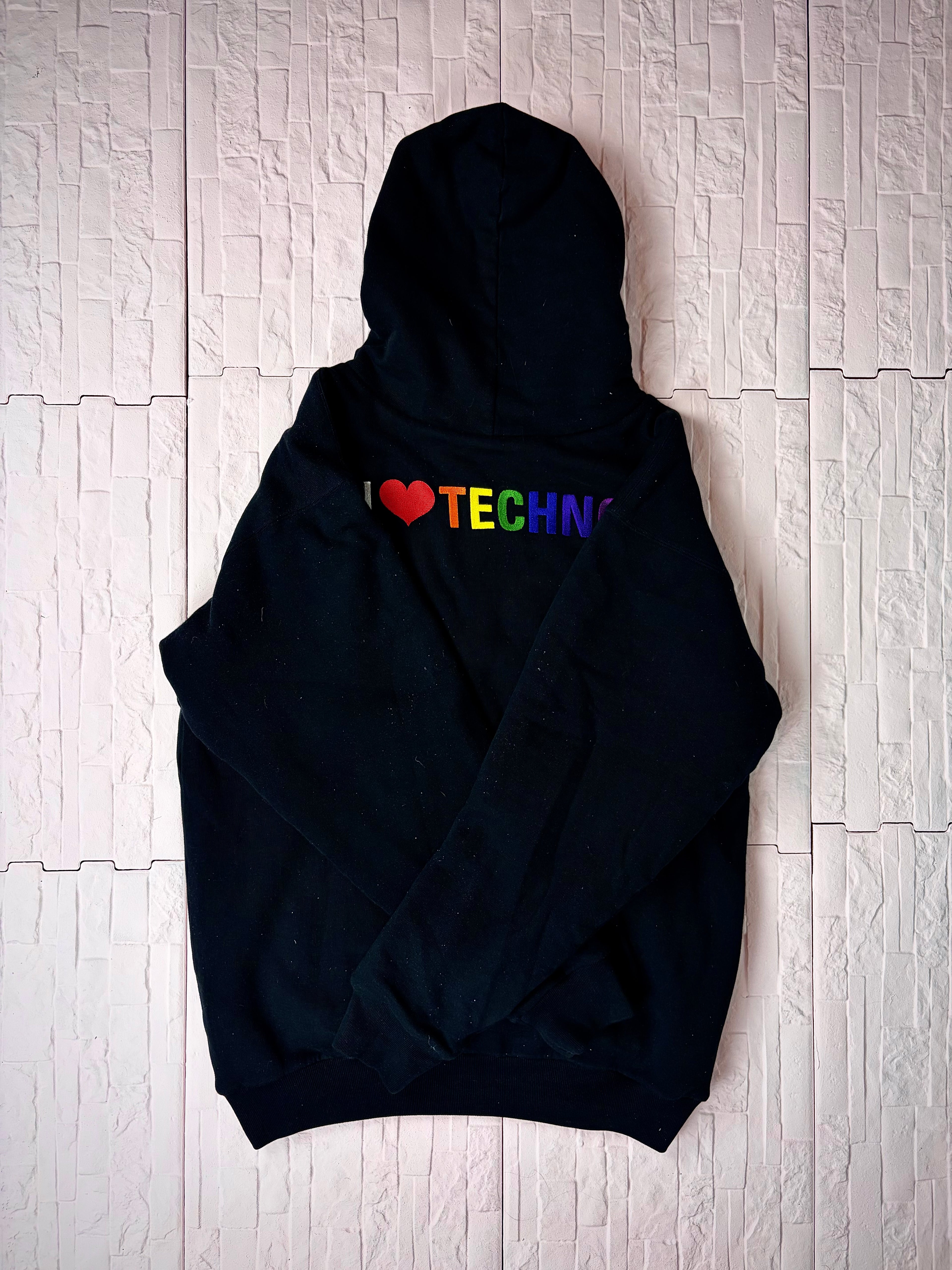 Balenciaga i love techno hoodie