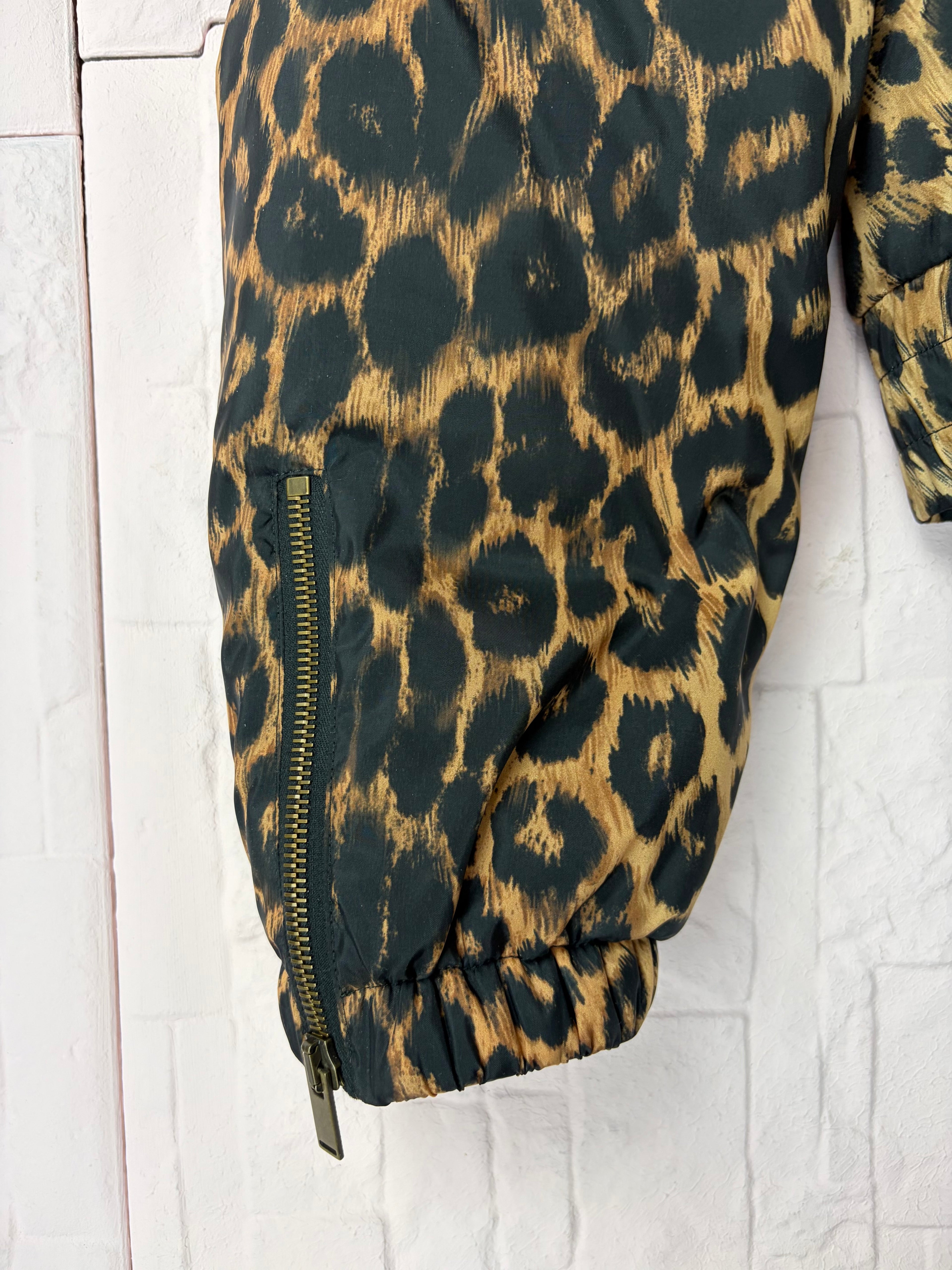 Saint Laurent leopard bomber