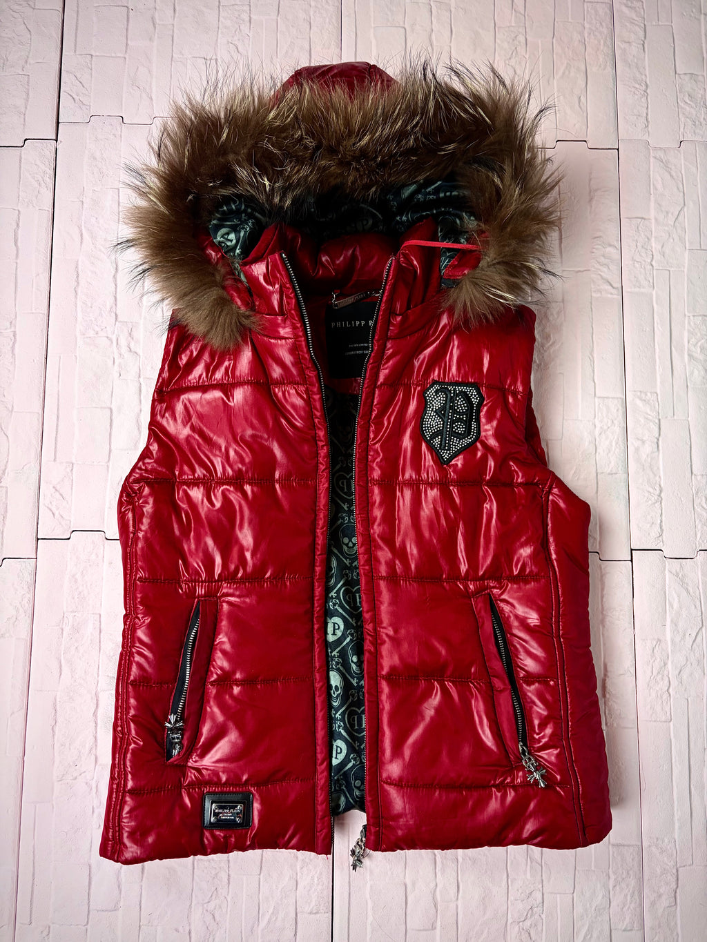 Philipp Plein waxed vest