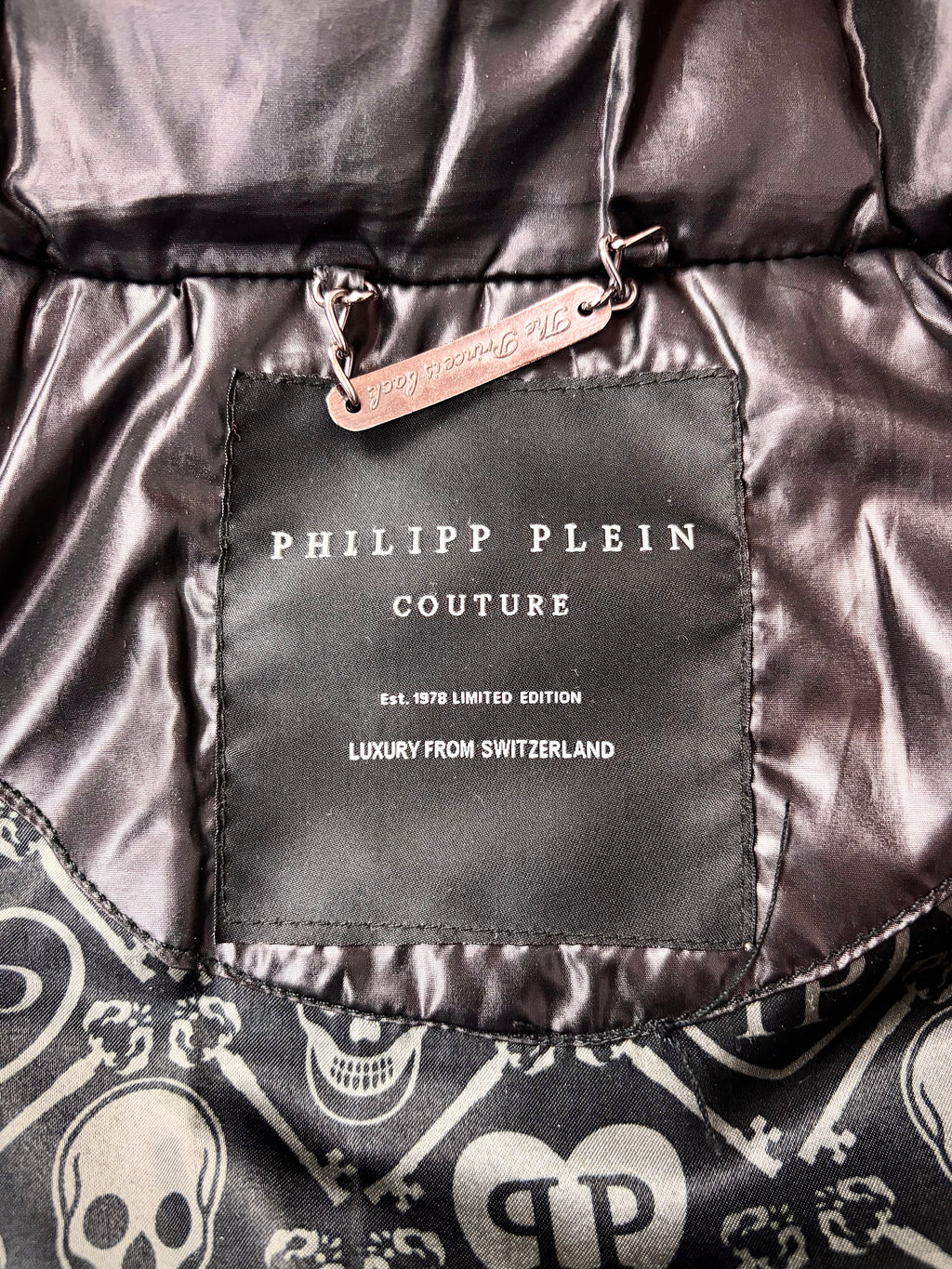 Philipp Plein waxed puffer vest