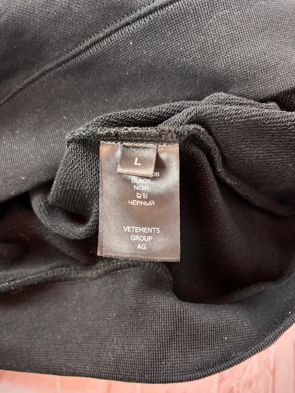 Vetements hi speed hoodie