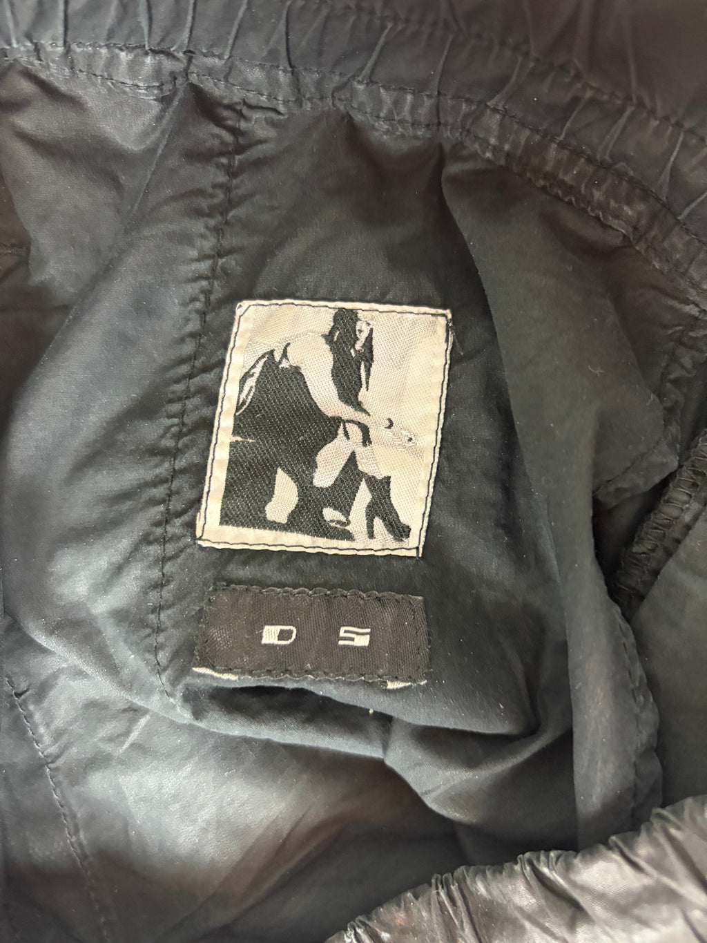 Rick owens waxed o&m shorts