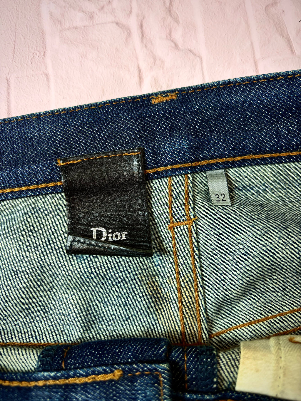 Dior washed denim