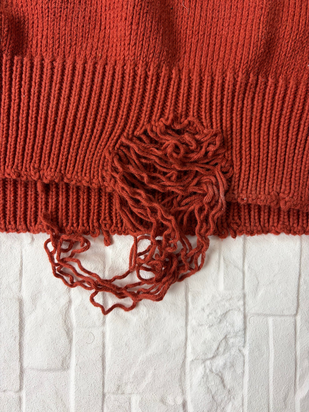 Maison Margiela distressed knit sweater
