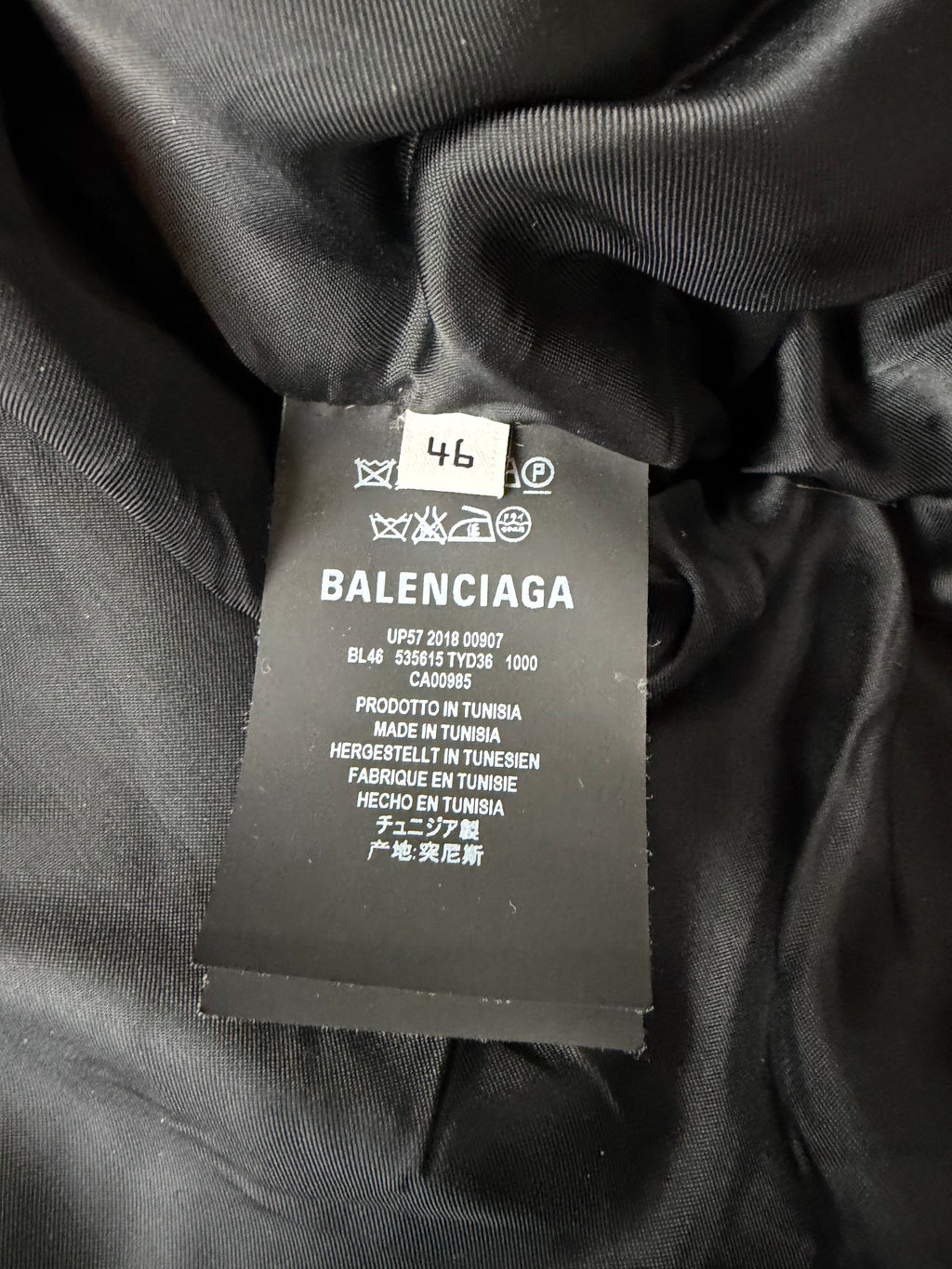 Balenciaga C shape puffer
