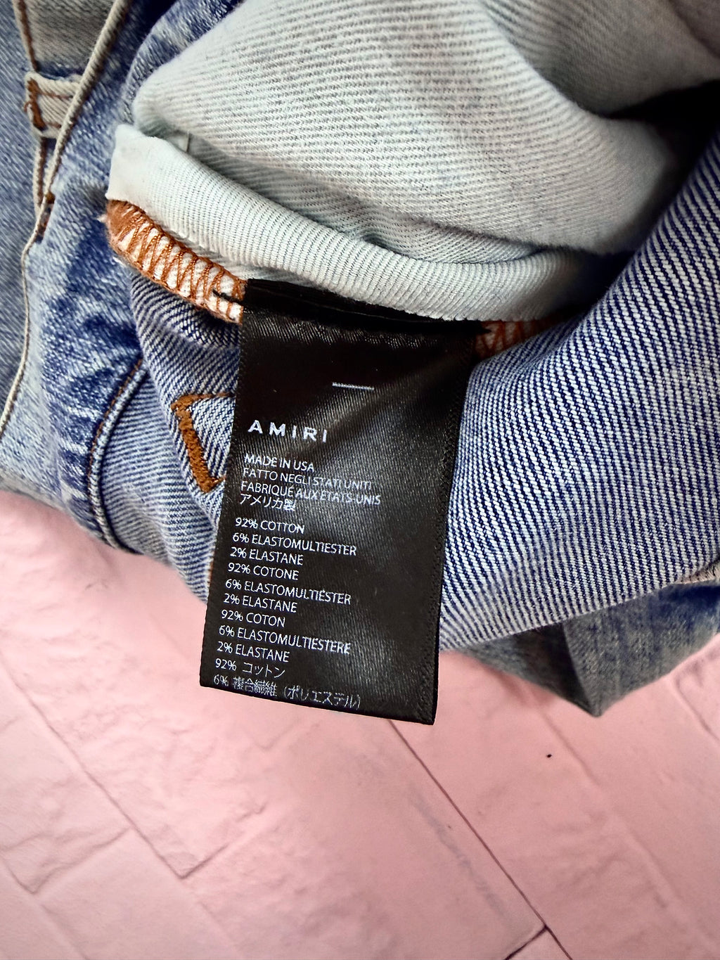 Amiri x Swarovski crystal mx1