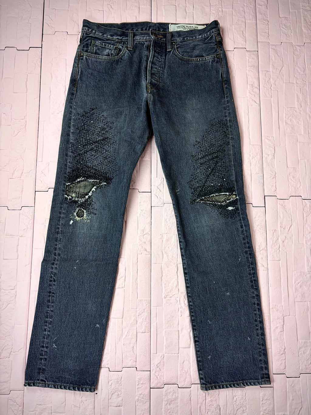 Kapital repaired denim