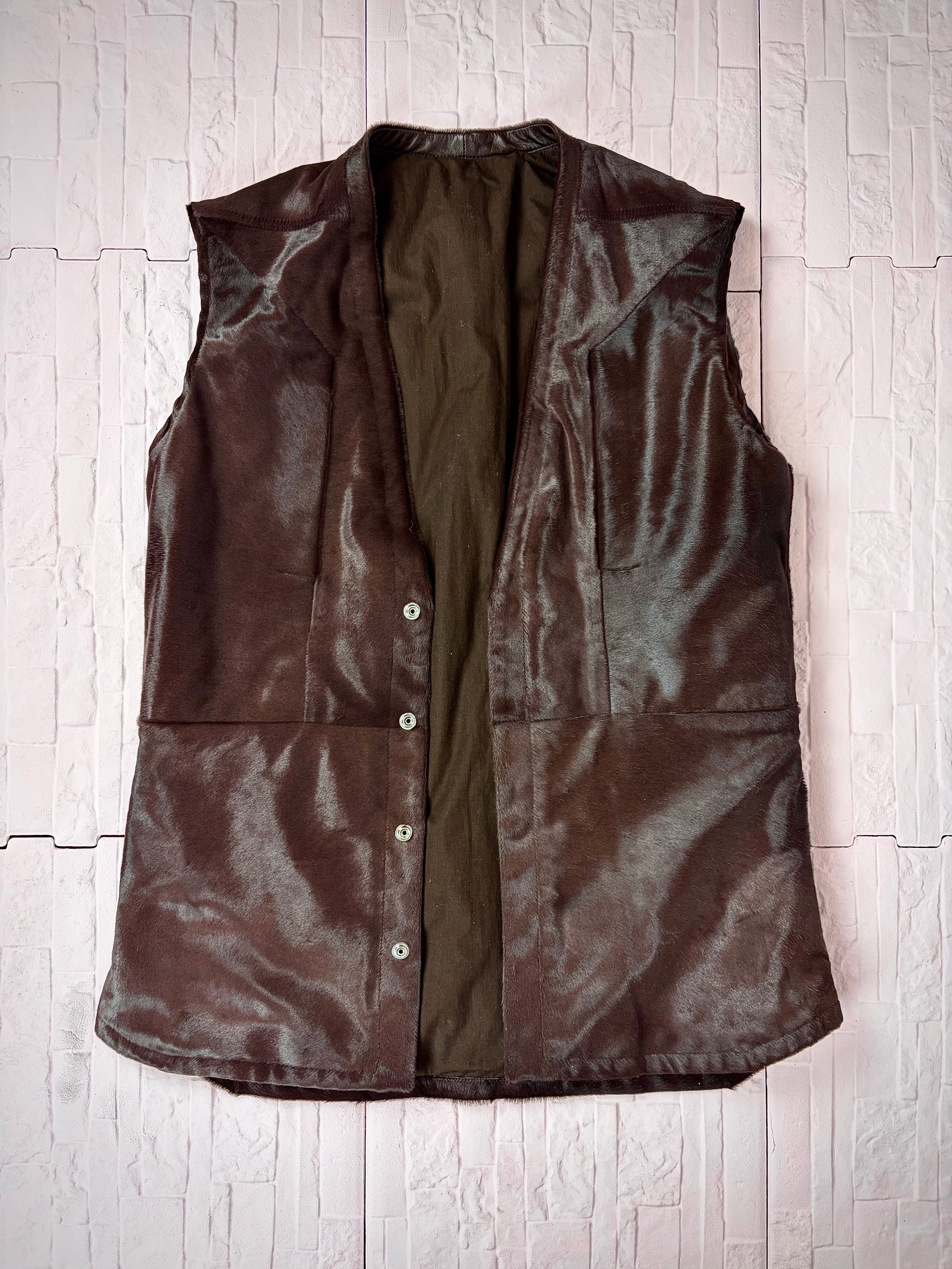 Rick owens Ponyhair vest