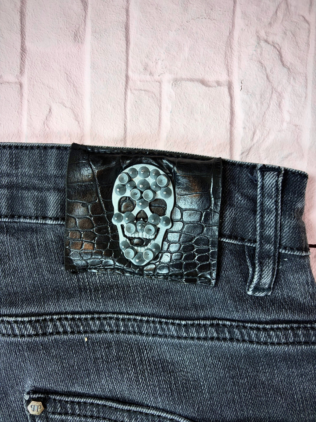 Philipp Plein distressed denim
