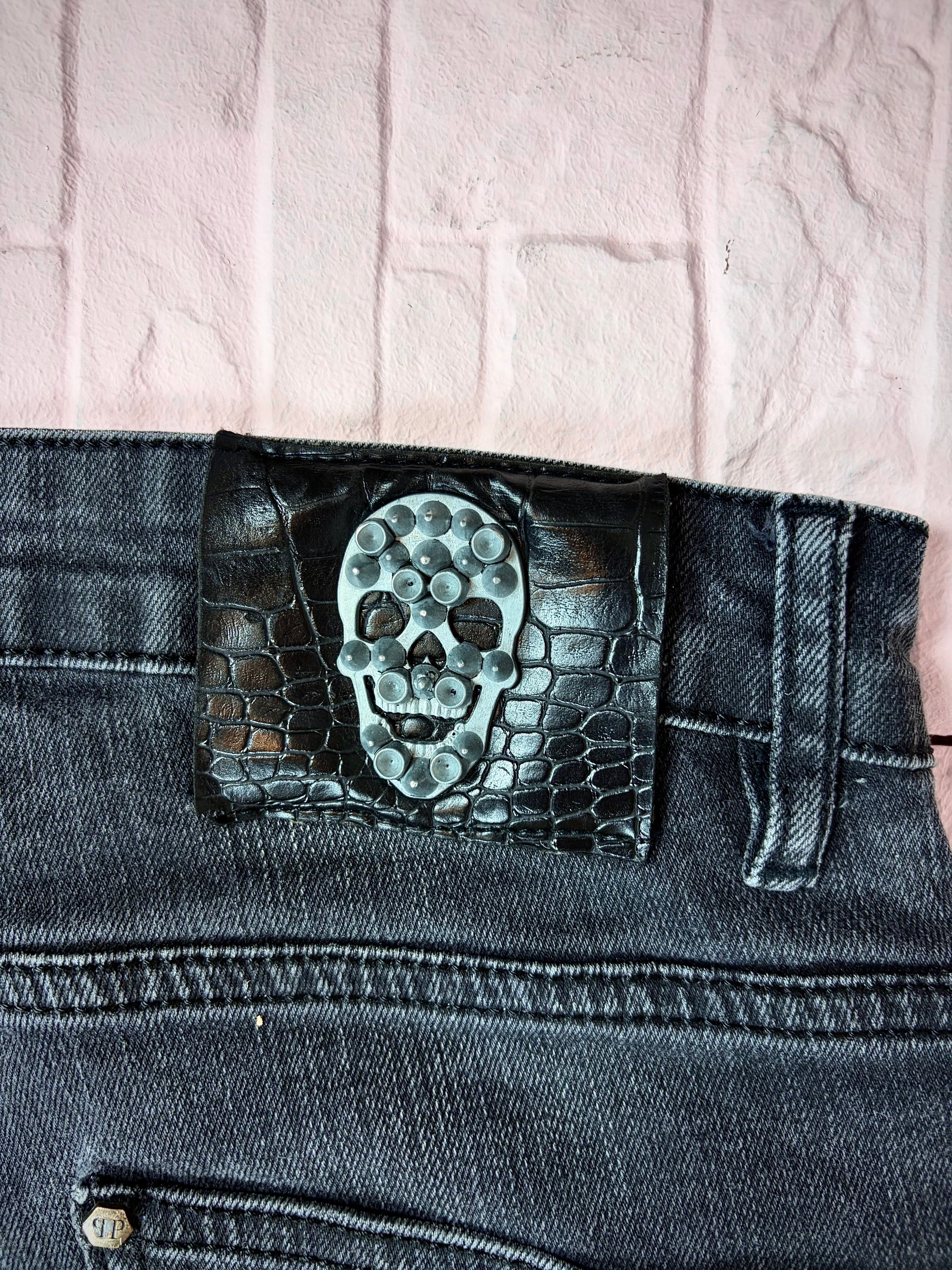 Philipp Plein distressed denim