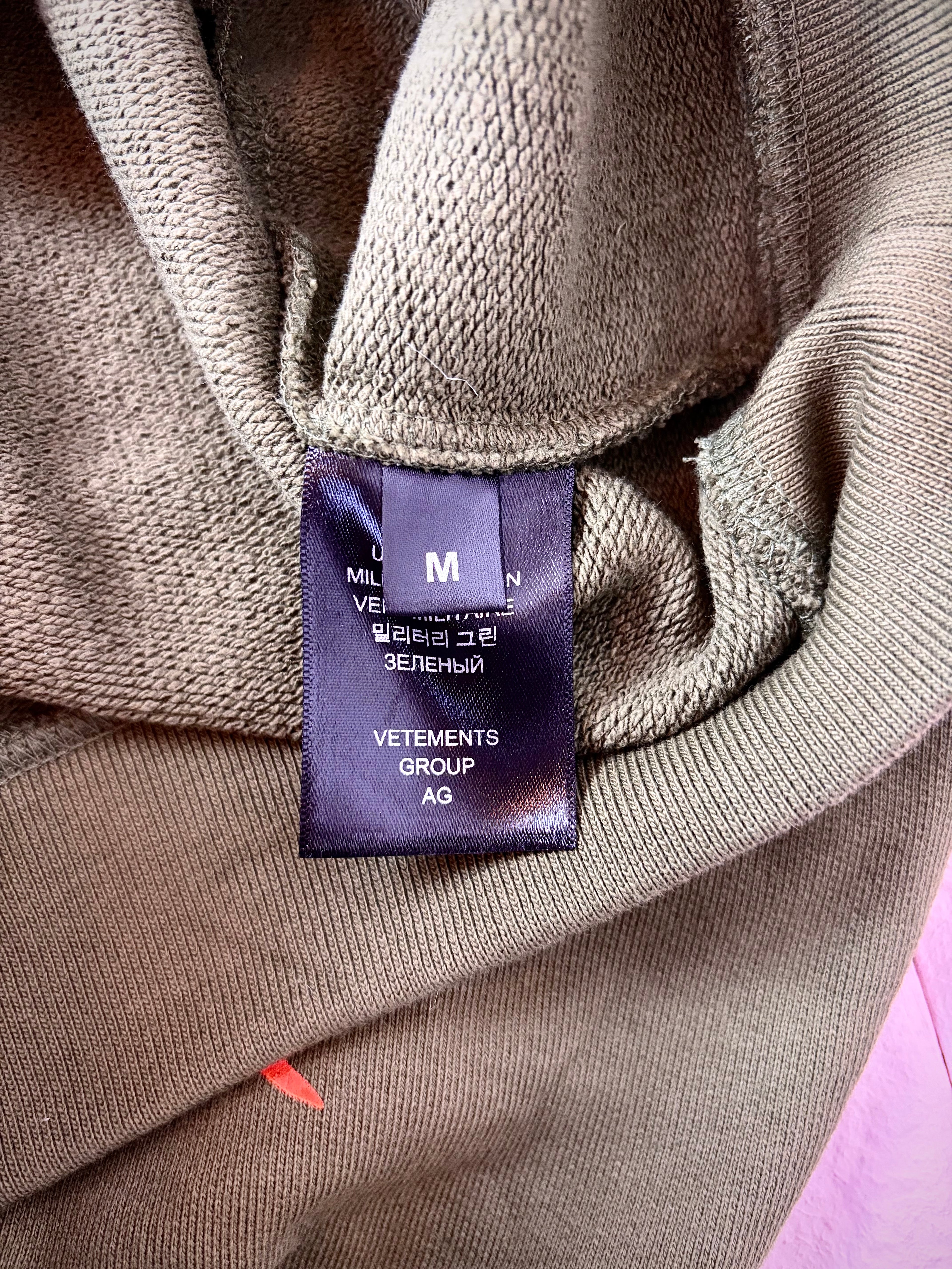 Vetements Maybe mental hoodie