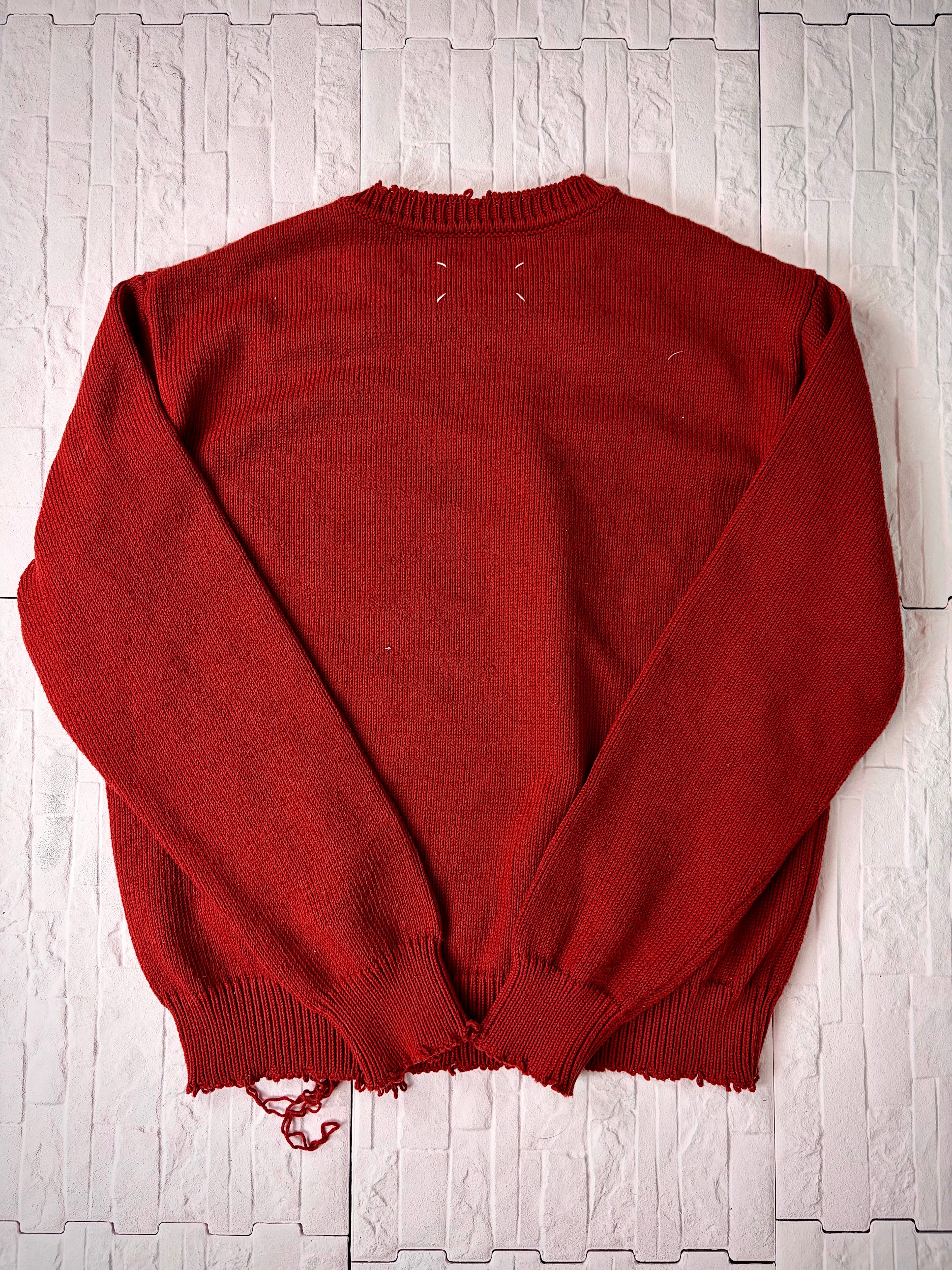Maison Margiela distressed knit sweater