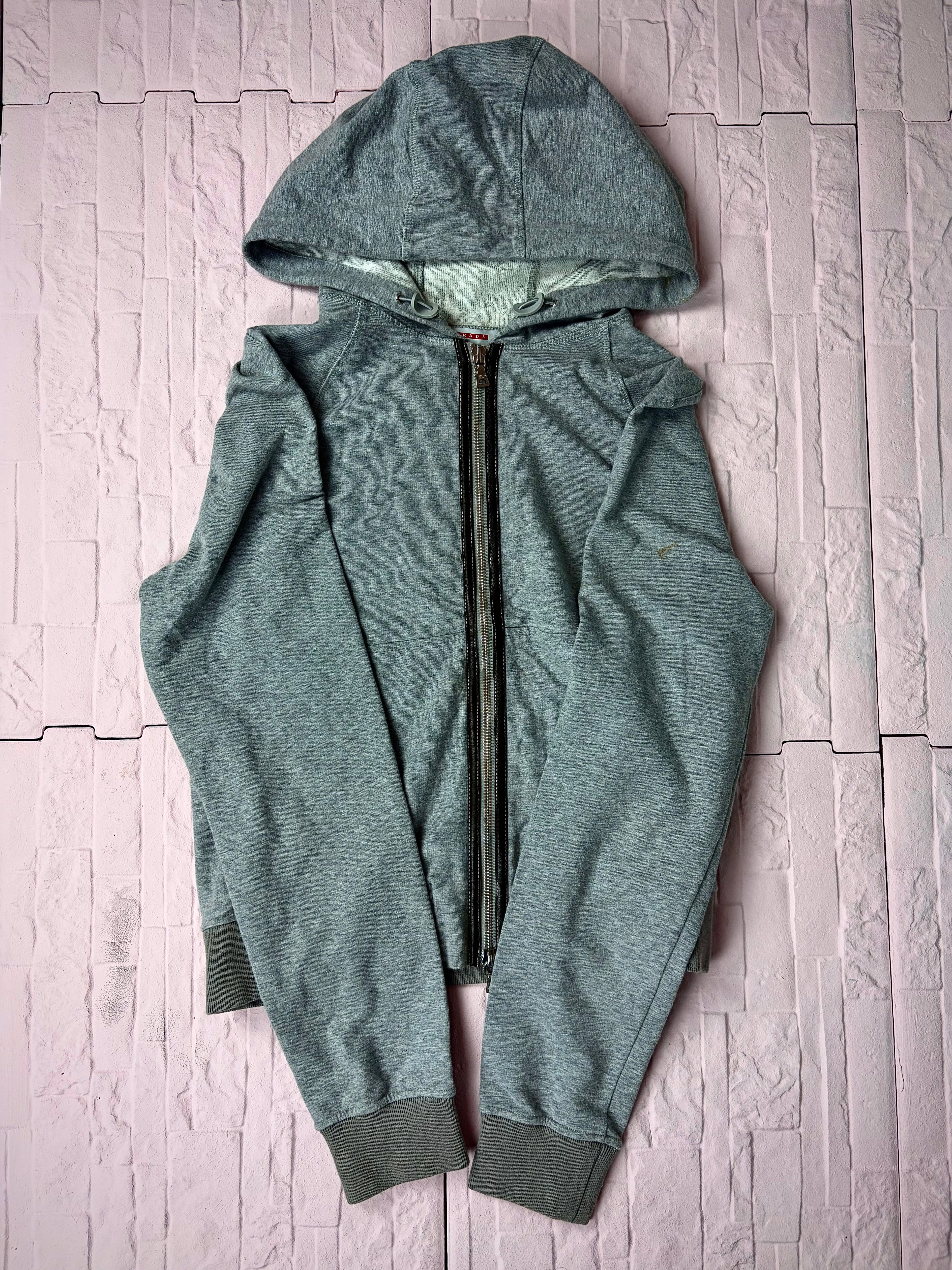 Prada zip hoodie