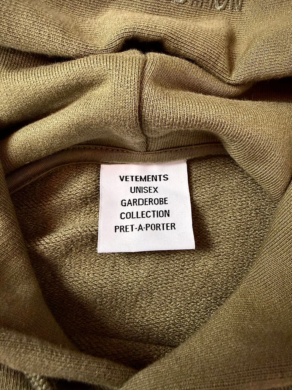 Vetements Maybe mental hoodie