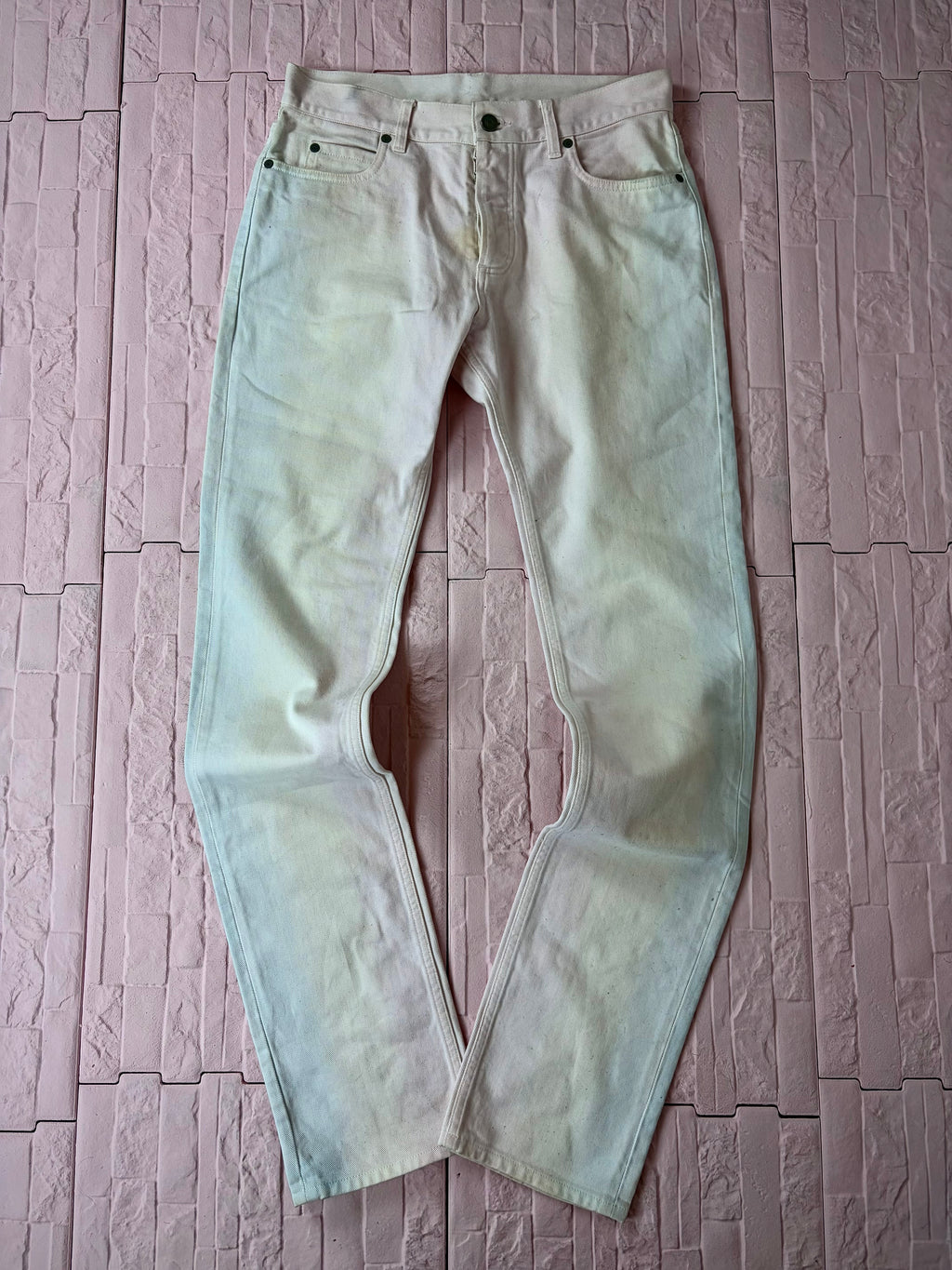 Maison margiela dyed denim