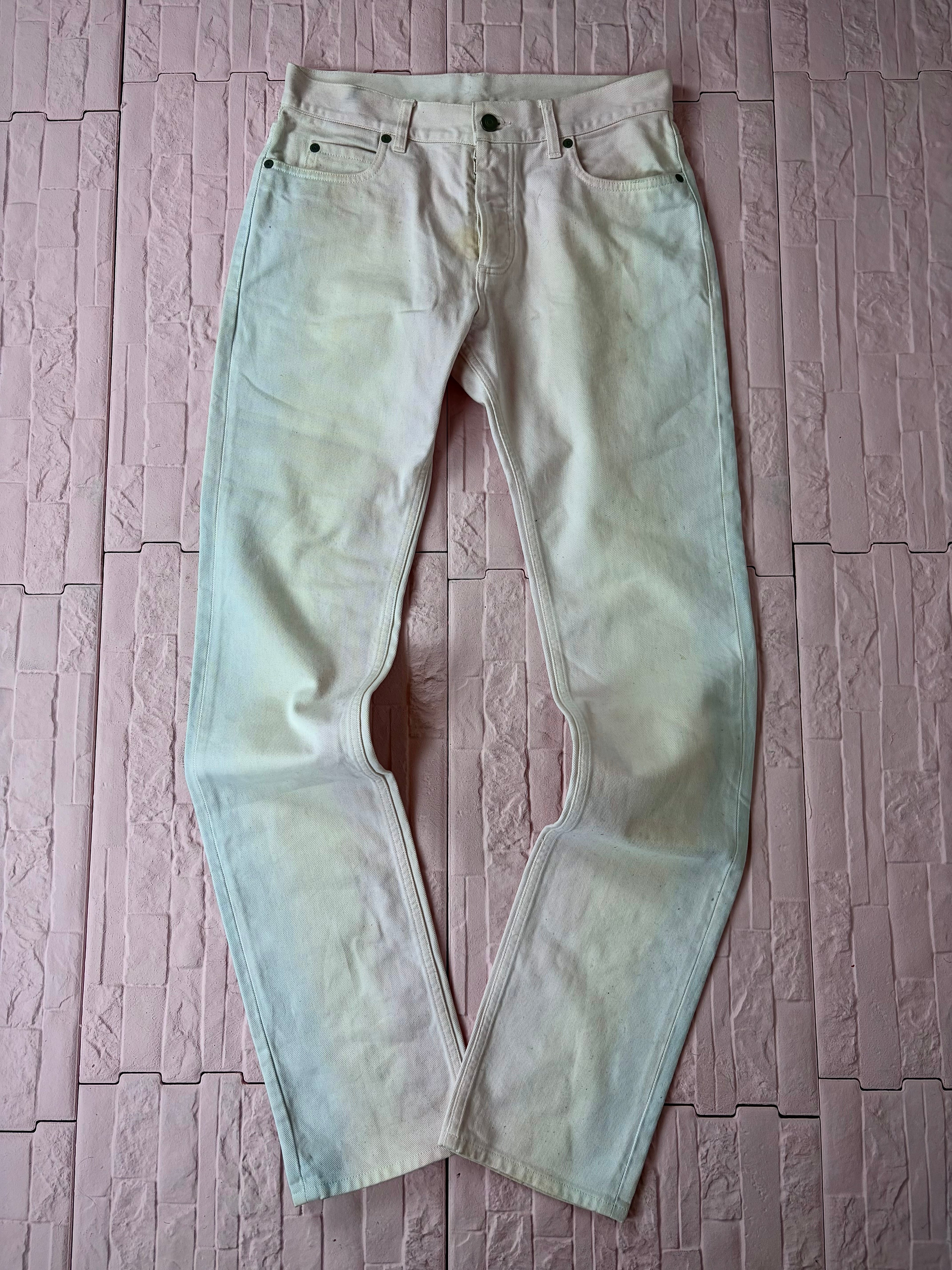 Maison margiela dyed denim